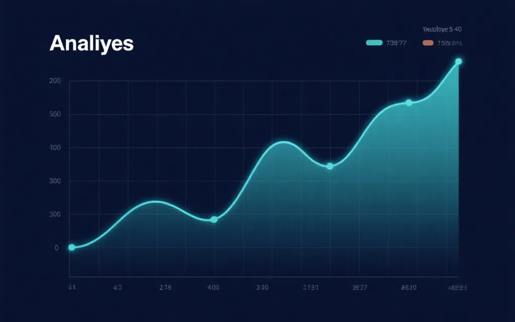 数据走势可视化示意